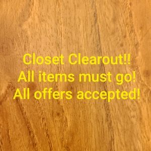 Closet clearout
